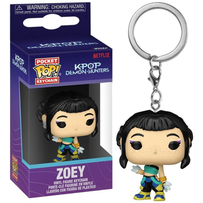 KPop Demon Hunters - Pop! Pocket - Porte-clé Zoey