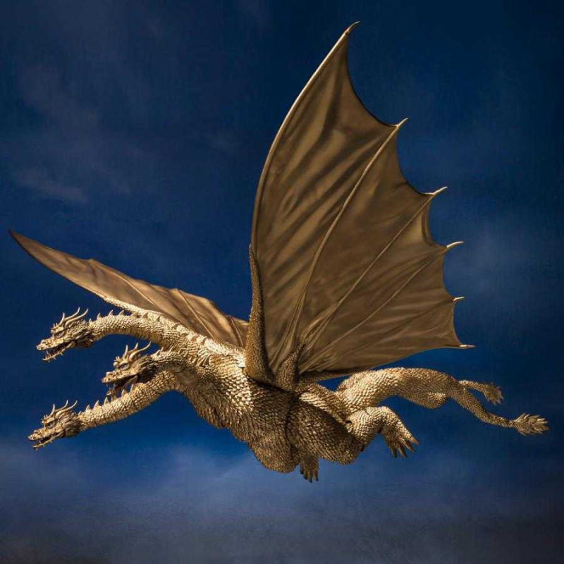 Godzilla – Figurine S.H. Monster Arts King Ghidora (1972) 25 cm