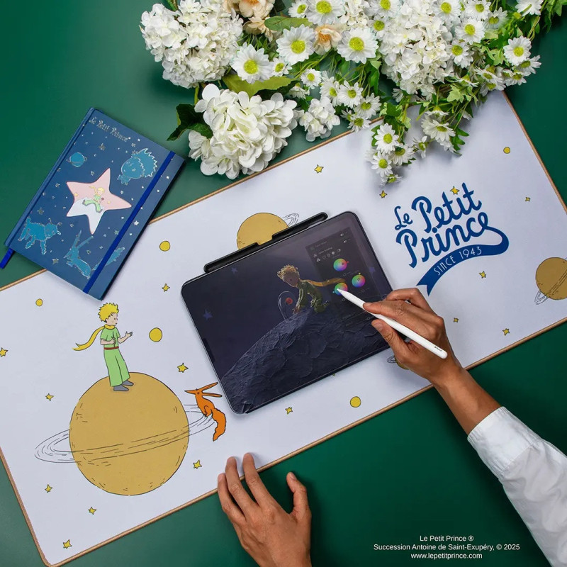 Le Petit Prince – Tapis de bureau XL Compagnons célestes