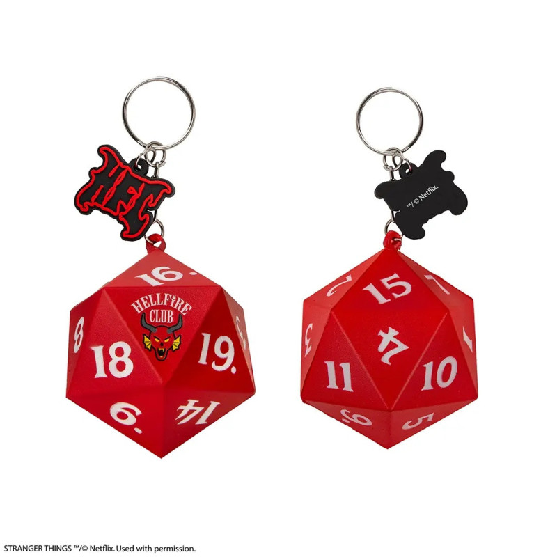 Stranger Things – Porte-clés squishy Squishy Hellfire– Cinereplicas