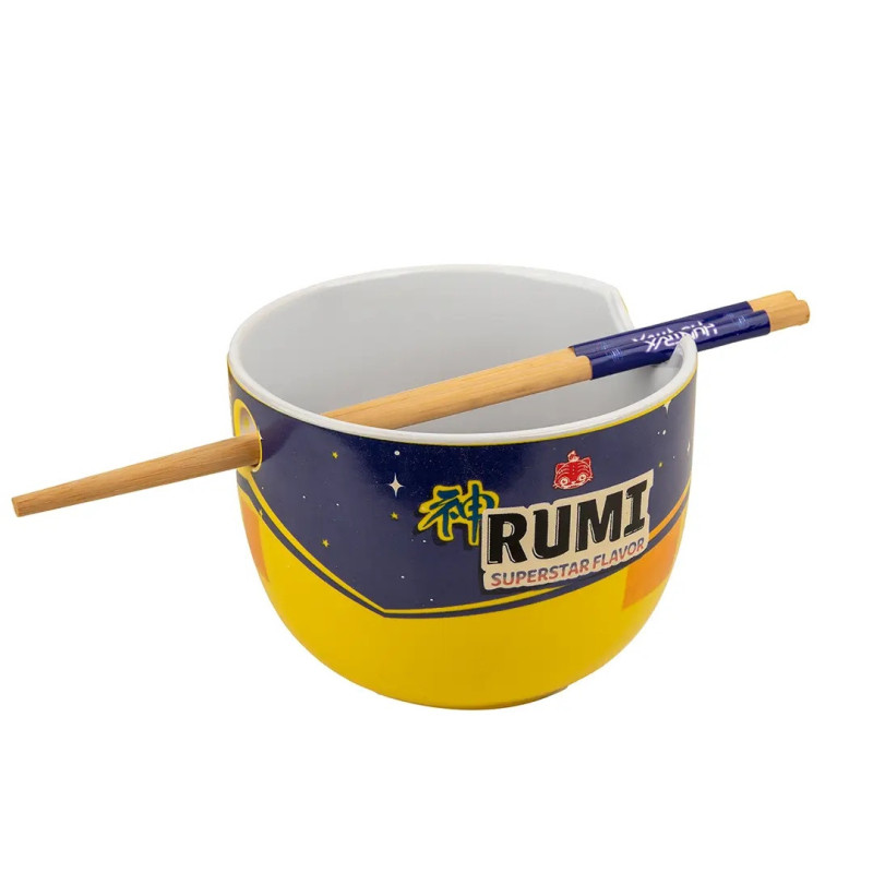 Kpop Demon Hunters – Bol de Ramen avec Baguettes Rumi Saveur Superstar