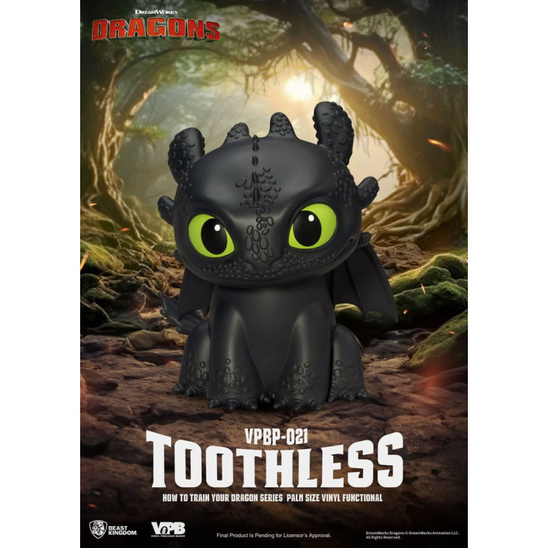 How to train your Dragon – Tirelire Toothless 12cm – Beast Kingdom