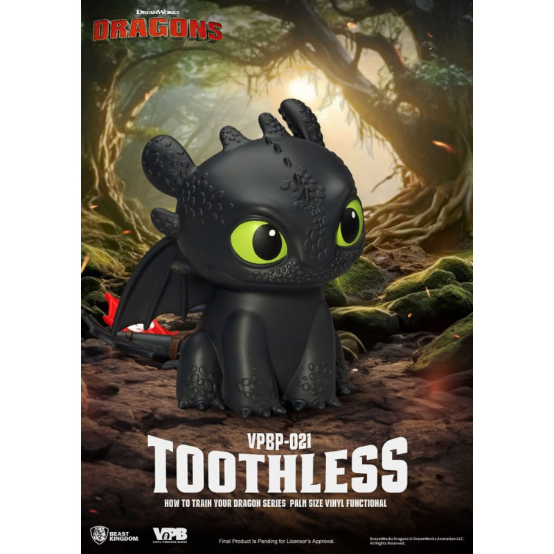 How to train your Dragon – Tirelire Toothless 12cm – Beast Kingdom