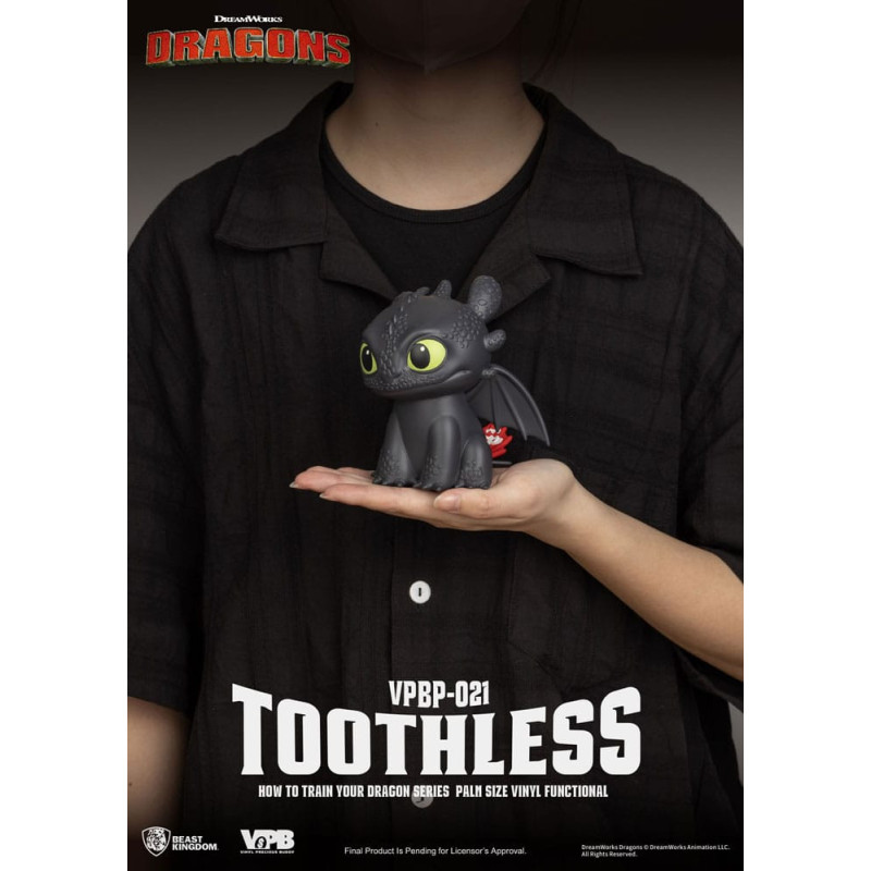How to train your Dragon – Tirelire Toothless 12cm – Beast Kingdom