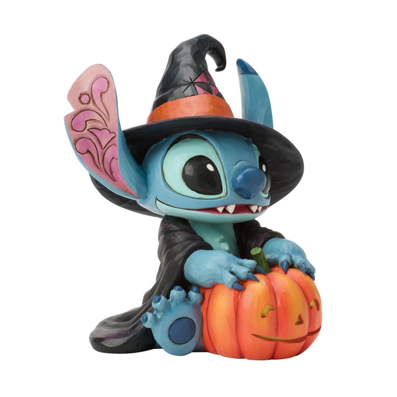 Disney – Figurine Stitch Sorcière Citrouille LED – Traditions