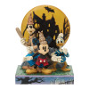 Disney - Statue Traditions Mickey & Friends Look Out! Ghosts! (Lonesome Ghosts)