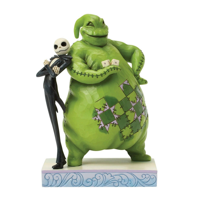 Nightmare Before Christmas - Traditions - Statue Jack & Oogie Back to Back
