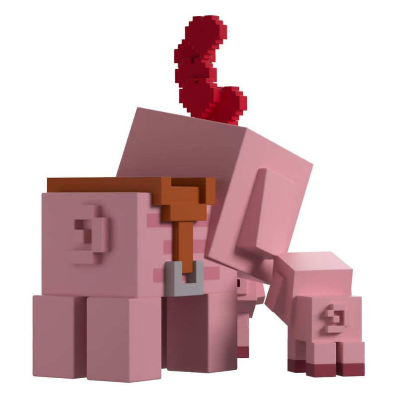Minecraft – Figurine Pig Family – Youtooz