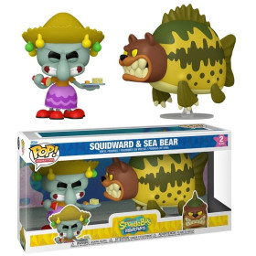 Spongebob : Bob l'éponge - Pop! - 2-Pack Squidward & Sea Bear