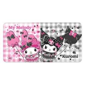 Sanrio - Tapis de bureau My Melody & Kuromi Pink Black Party