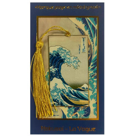 JUIN 2026 : Hokusai - Marque-page métal La Vague