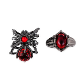 Beetlejuice - Set de 2 bagues Beetlejuice et Ex-femme