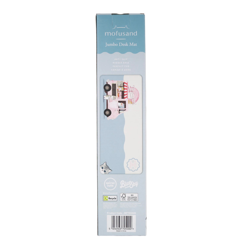 Tapis de Bureau Jumbo Mofusand – Licence officielle – Blue Sky