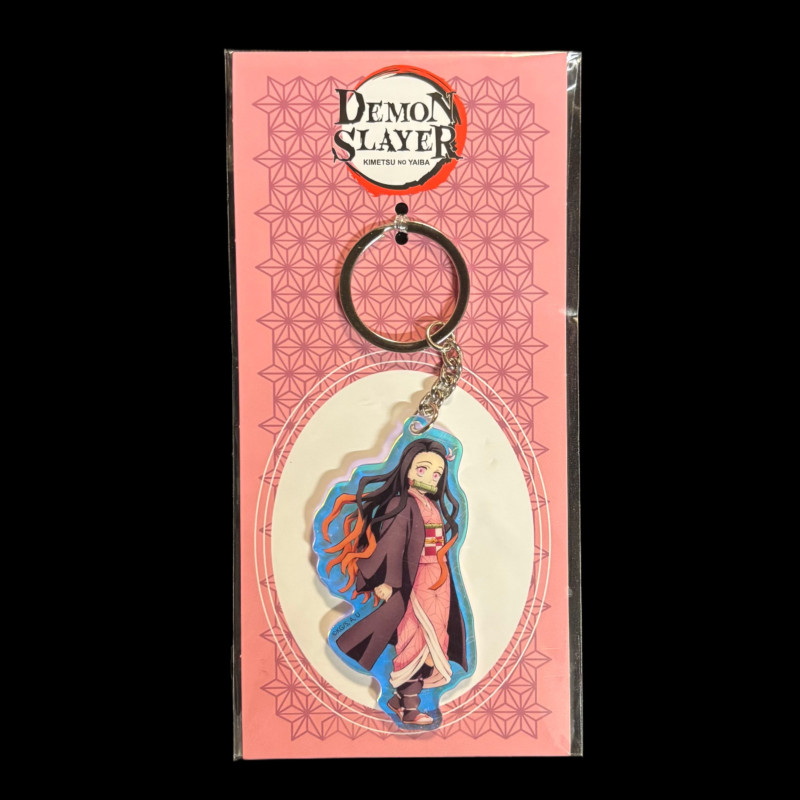 Demon Slayer (Kimetsu no Yaiba) - Porte-clé holographique Nezuko Kamado