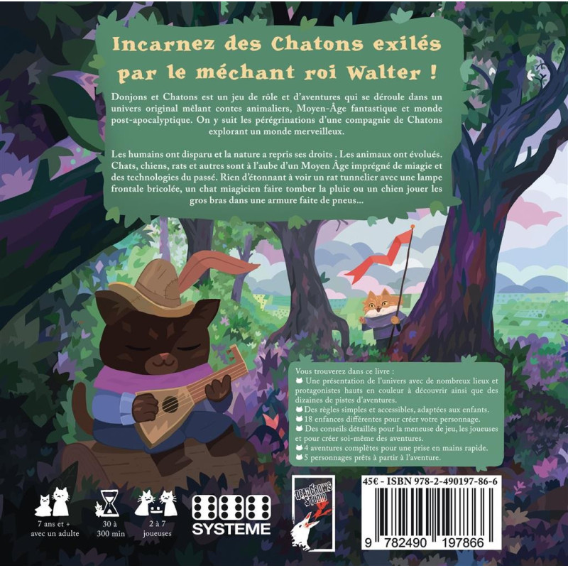 Donjons & Chatons – Livre de base – JdR