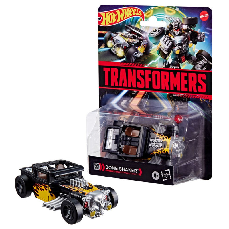 Figurine Bone Shaker 13cm – Transformers X Hot Wheels – Hasbro