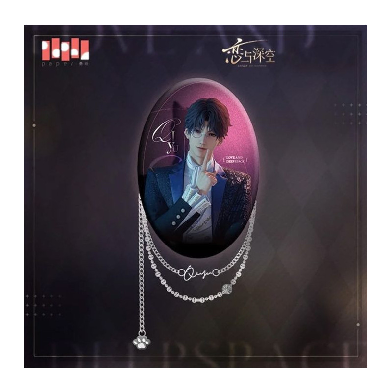 Love and Deepspace - Badge avec Chainette Rafayel