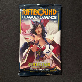 League of Legends - Riftbound : Origins - Booster EN  1 EXEMPLAIRE ALEATOIRE