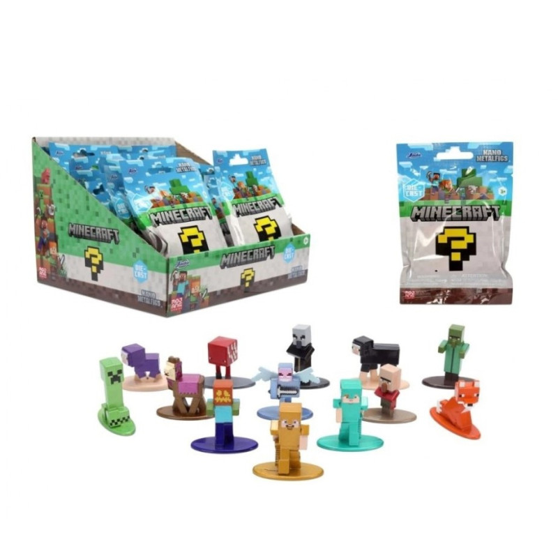 Minecraft - Figurine Nano Mystery en sachet mystère 1 EXEMPLAIRE ALEATOIRE