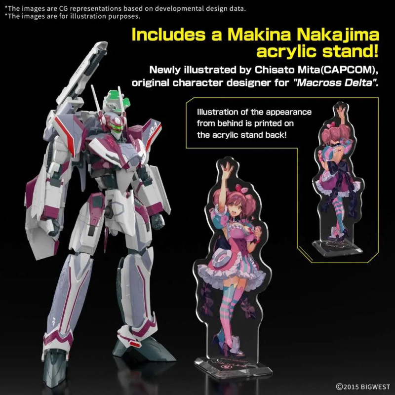 Gundam HG Siegfried Mirage Farina Jenius Deluxe Set – Macross – Bandai