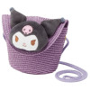 Sanrio - Sac bandoulière en paille Kuromi