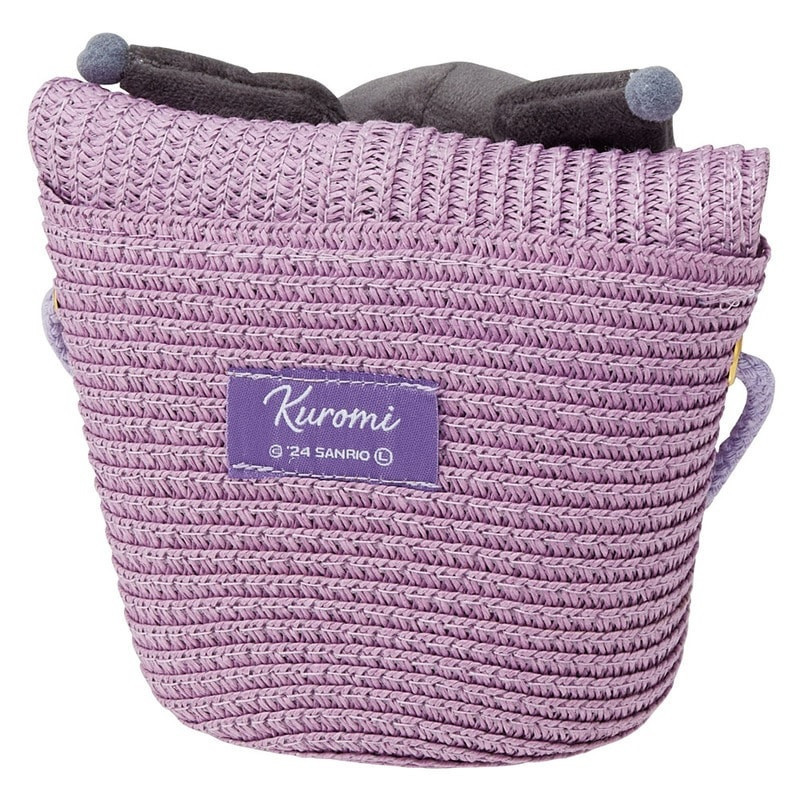 Sac en paille Kuromi – Sanrio
