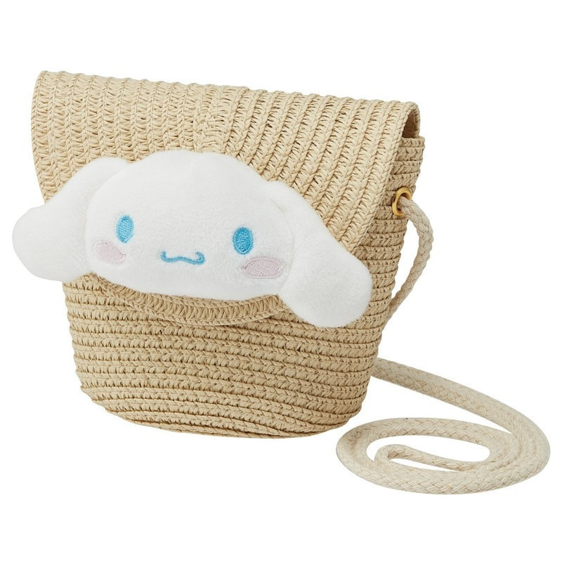 Sanrio - Sac bandoulière en paille Cinnamoroll
