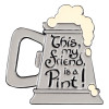Lord of the Rings - Aimant This, my friend, is a Pint! 7 cm