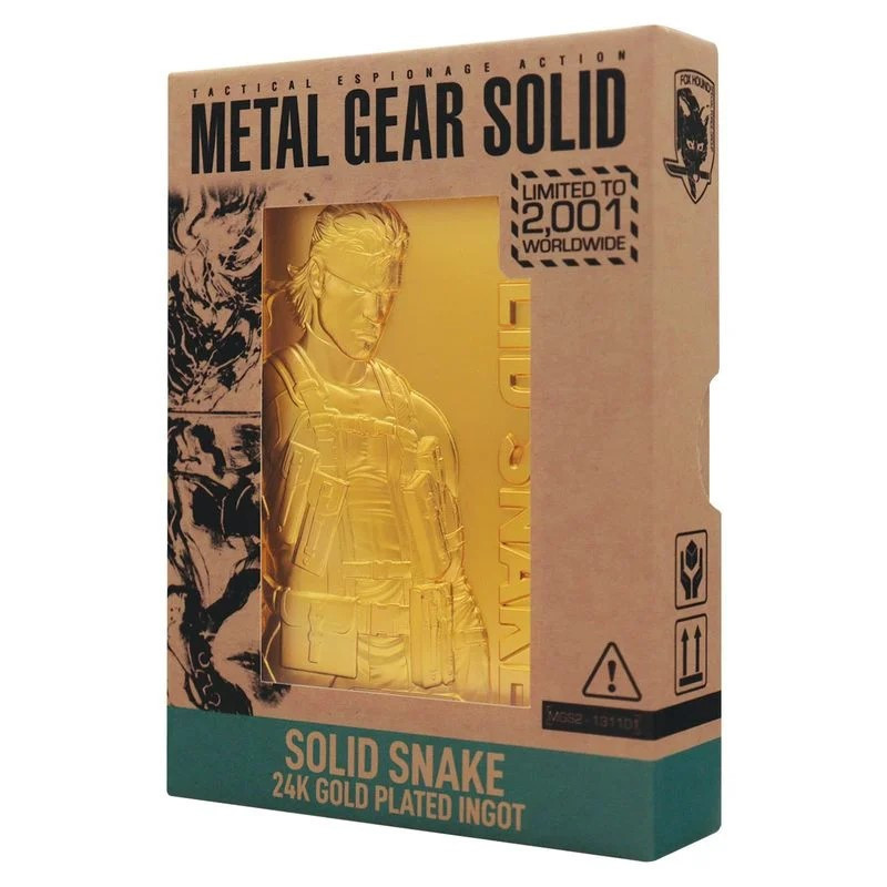 Metal Gear Solid 2 - Lingot Snake Édition Limitée 2001 ex. - Fanattik