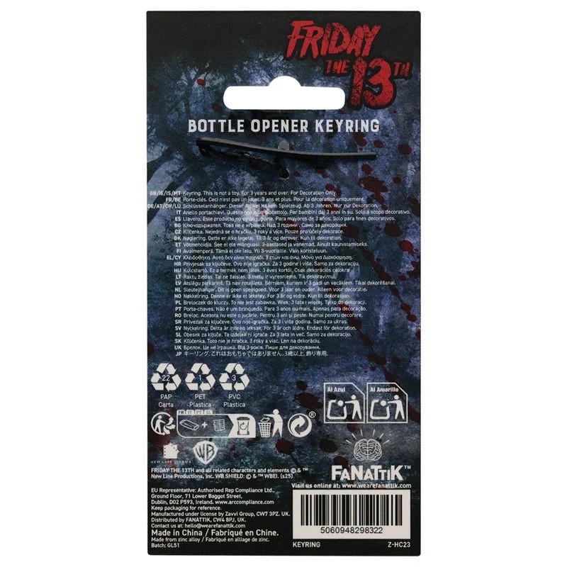 Friday the 13th - Masque Porte-clés Ouvre-Bouteille Jason - Fanattik