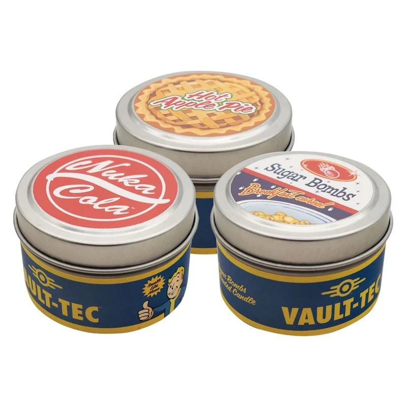Fallout - Set de 3 Bougies Parfumées