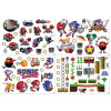 Sonic : Set d'Autocollants Tech Decals Réutilisables– Fanattik – Sega