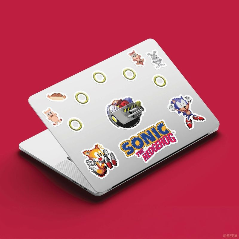 Sonic : Set d'Autocollants Tech Decals Réutilisables– Fanattik – Sega