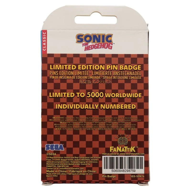 Sonic : Pins Dr Eggman Egg Mobile Edition Limitée – Fanattik – Sega