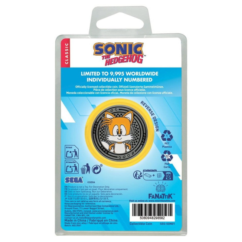 Sonic Lingot Edition Limitée 5000 exemplaires - Fanattik