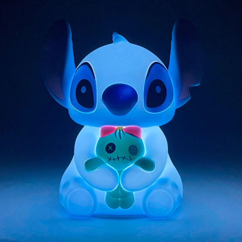 Lampe Lilo & Stitch : Stich with Scrump Light Up – Disney – Enesco