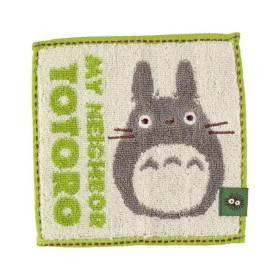 Mon voisin Totoro - Mini Serviette Mame Totoro Gris 15 x 15 cm