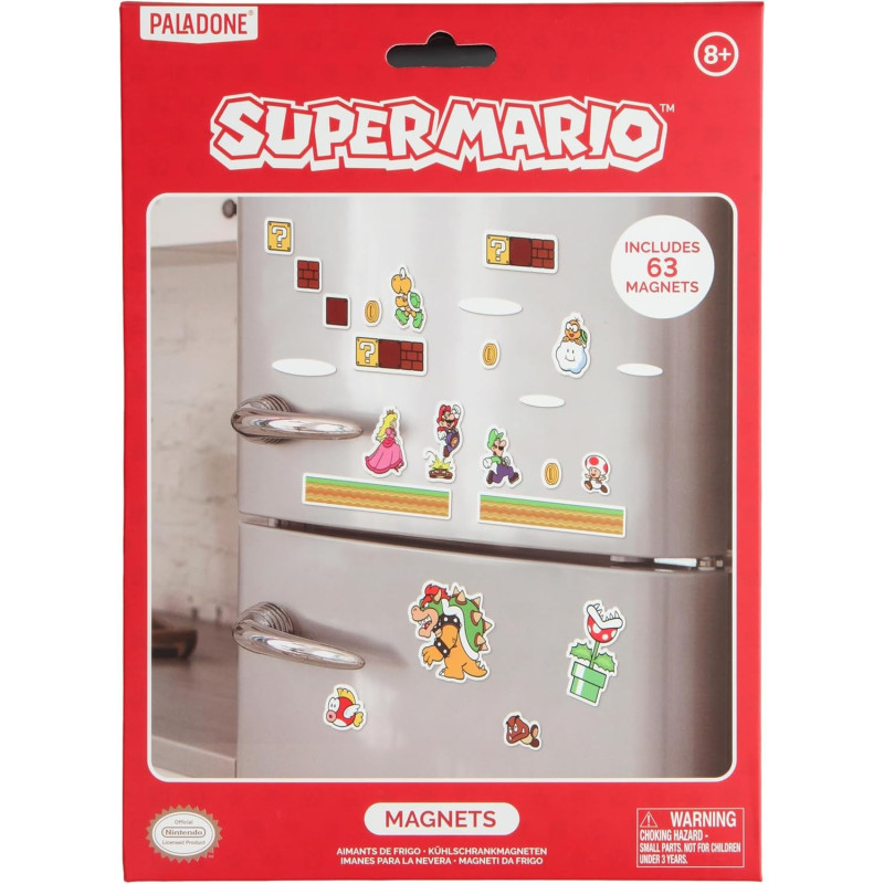 Super Mario - Set de 63 aimants