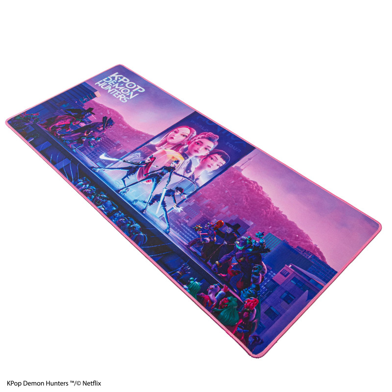 KPop Demon Hunters - Tapis de bureau XL Takedown Huntr/x