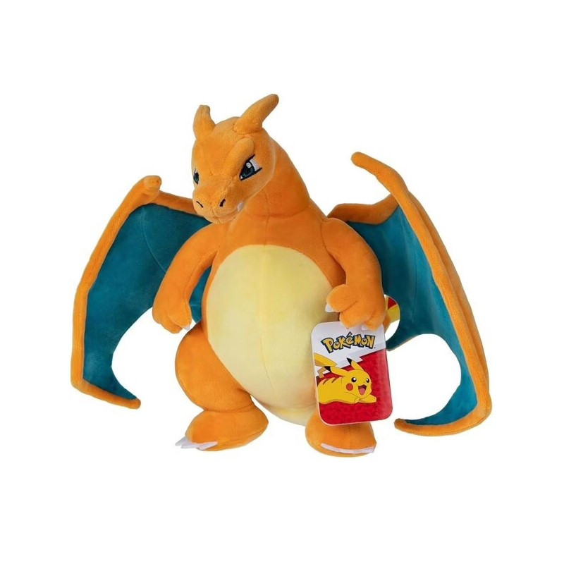 Pokémon - Peluche Dracaufeu 30 cm – Jazwares