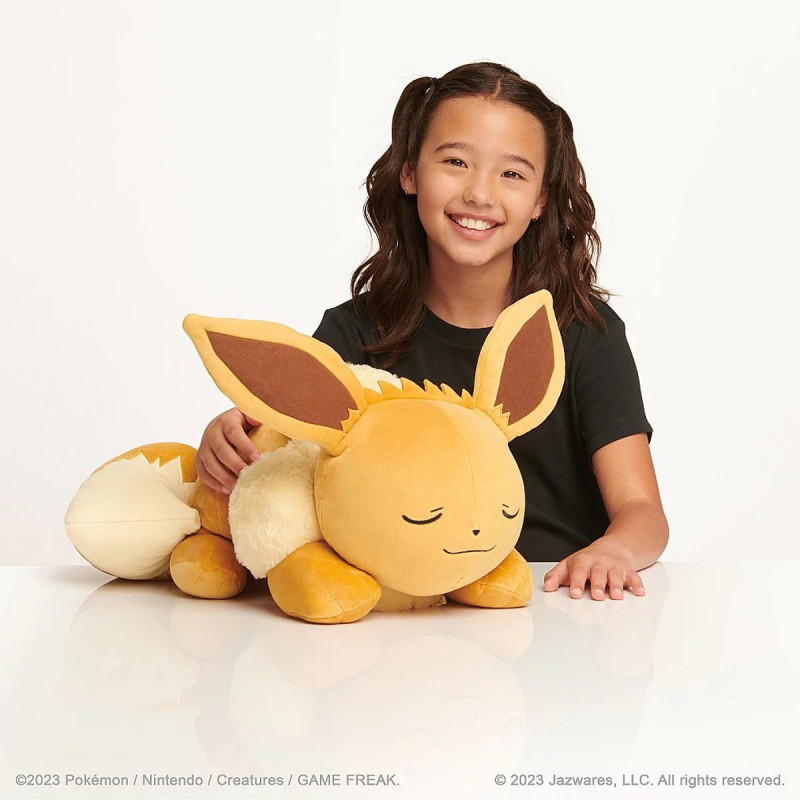 Pokémon - Peluche Sleeping Evoli 45 cm – Jazwares