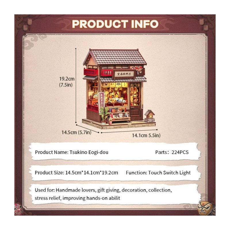 Miniature House - Maquette DIY Tsukino Eogi-dou - CuteBee