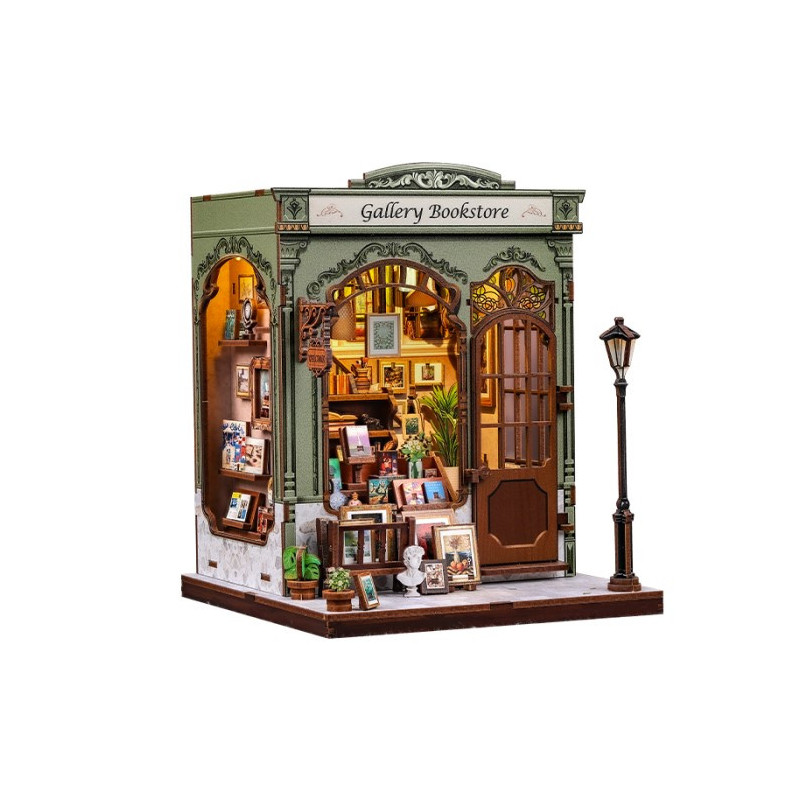 Miniature House - Maquette DIY Gallery Bookstore - CuteBee
