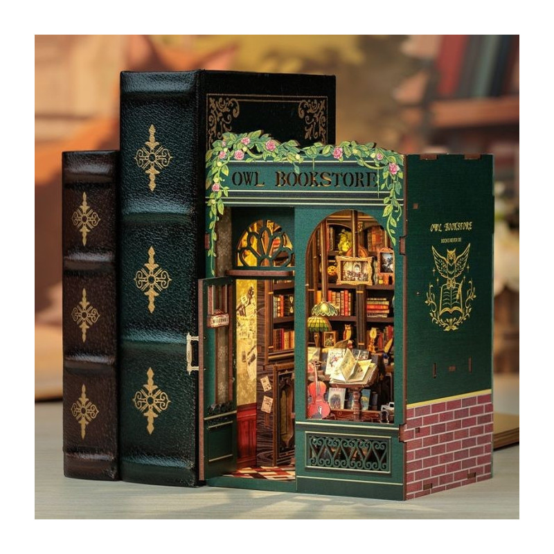 Miniature House - Maquette DIY Owl Bookstore - CuteBee