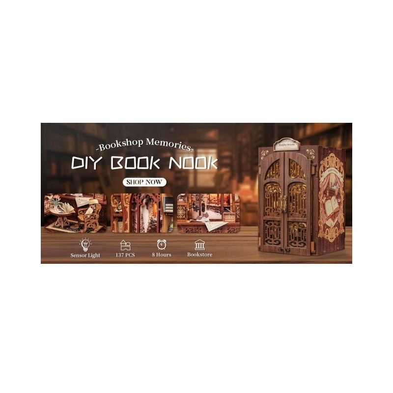 Miniature House - Maquette DIY Bookshop Memories - CuteBee
