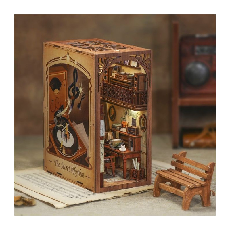 Miniature House - Book Nook Maquette DIY The Secret Rhythm - CuteBee