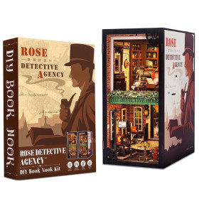 CuteBee - Miniature House - Book Nook Maquette DIY Rose Detective Agency
