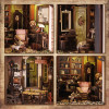 Miniature House - Book Nook Maquette Rose Detective Agency - CuteBee