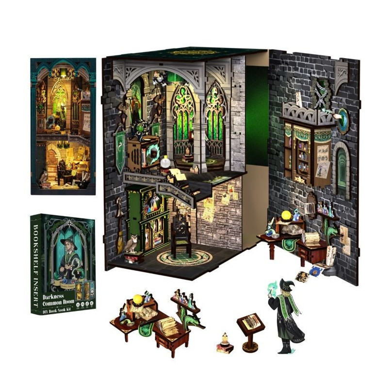 Miniature House - Book Nook Maquette Darkness Common Room - CuteBee