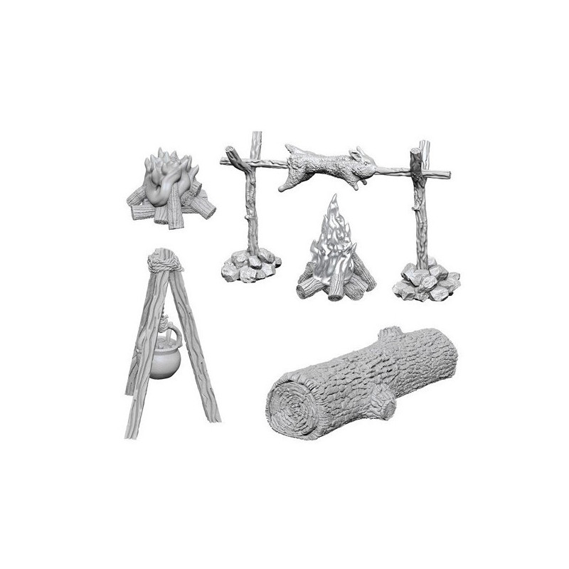 Deep Cuts – Set Camp Fire & Sitting Log (Feu de Camp) – WizKids